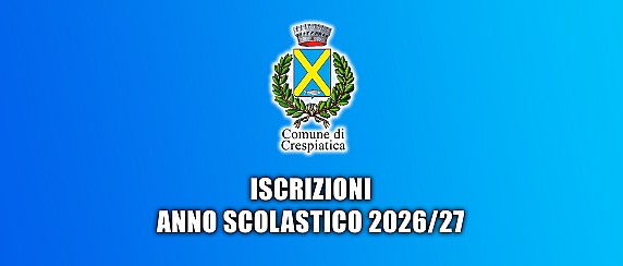 Iscrizioni – Anno scolastico 2026/27