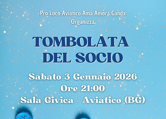 Tombolata del socio (3 Gennaio 2026)