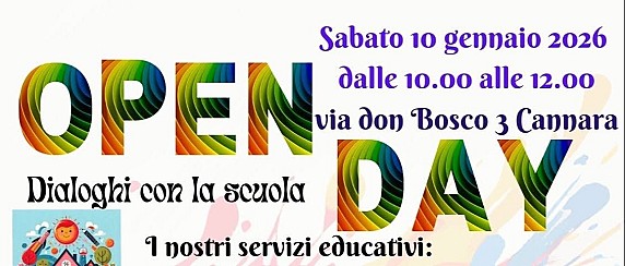 Open Day Asilo Nido - Sezione Primavera - Scuola Infanzia della Fondazione IRRE Cannara