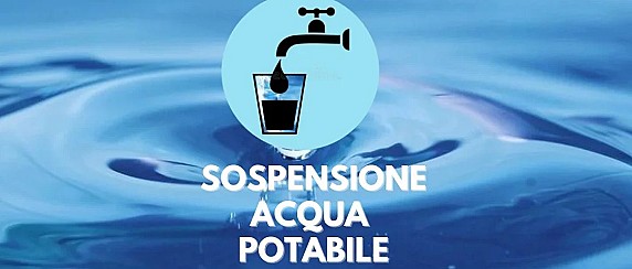 Avviso di sospensione erogazione idrica