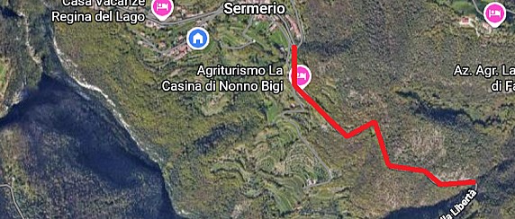 CHIUSURA VIA DELLA LIBERTA' TRA SERMERIO E CADIGNANO