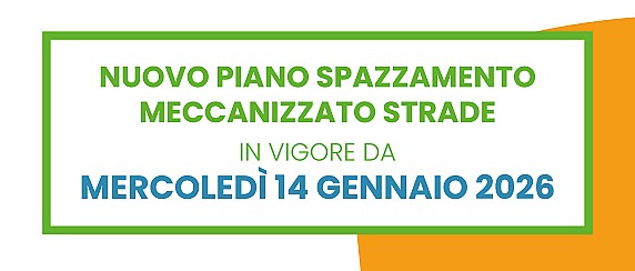 Nuovo piano di spazzamento delle strade 2026