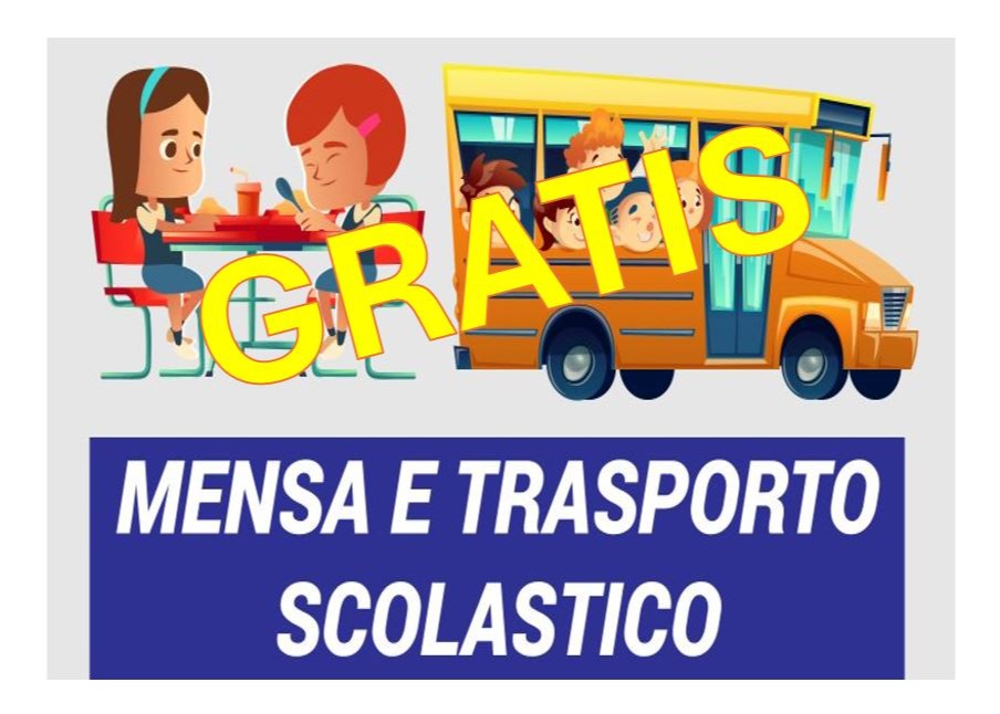 SCUOLABUS E MENSA GRATIS