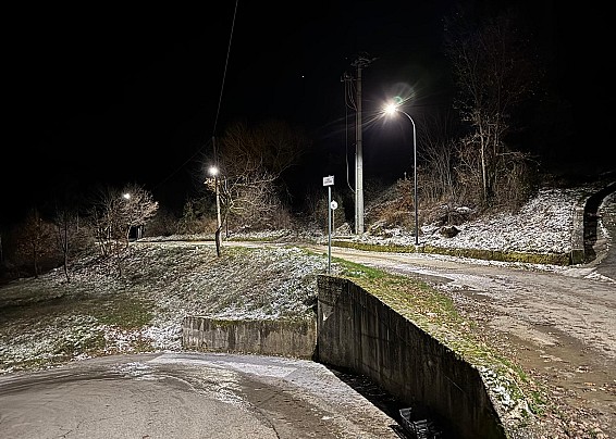 Terminati i lavori per la riqualificazione dell'impianto di pubblica illuminazione in Via Aldo Moro.