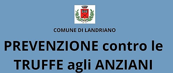 Incontro sul tema Prevenzione contro le truffe agli anziani
