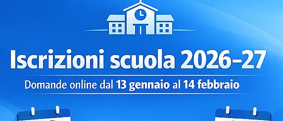 Iscrizioni anno scolastico 2026-2027