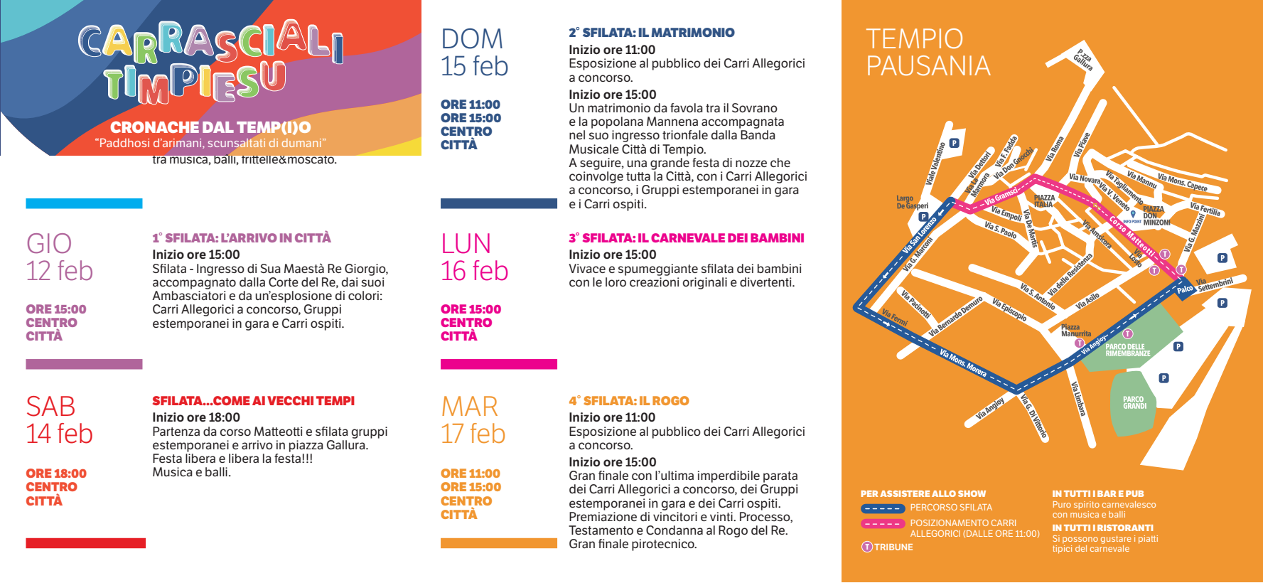 Programma carnevale 2026 - prima pagina