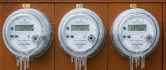 Contatori dell'acqua: i consigli antigelo