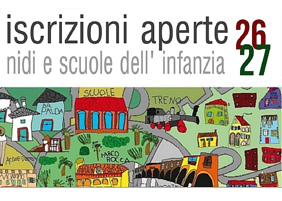 ISCRIZIONI AI NIDI ED ALLE SCUOLE DELL'INFANZIA a.s. 2026/27