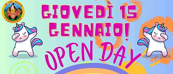 AVVISO -  OPEN DAY Scuola dell'Infanzia ROCCAFLUVIONE giovedì 15 gennaio ore 16:00