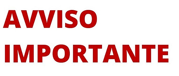 Avviso possibili interruzioni di energia elettrica ⚠️