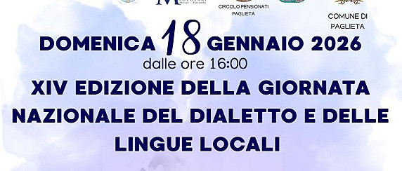Giornata Nazionale del Dialetto e delle Lingue Locali – 18 gennaio 2026