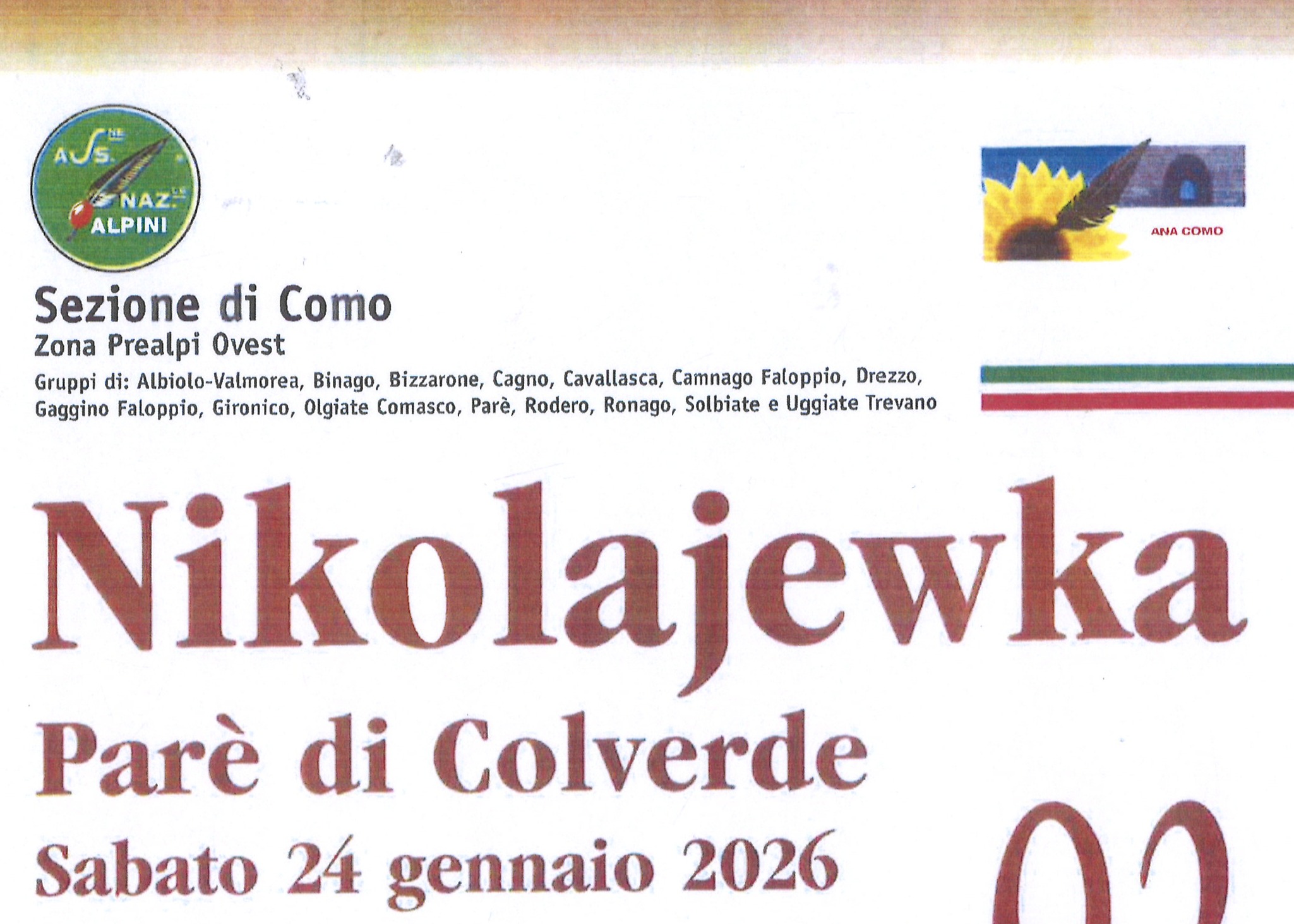 CERIMONIA "NIKOLAJEWKA 2026"