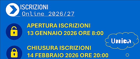 Iscrizioni  alle scuole del primo e del secondo ciclo di istruzione per l’anno scolastico 2026/2027