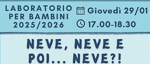 Neve, neve e poi... neve?!