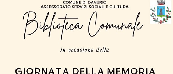 GIORNATA DELLA MEMORIA