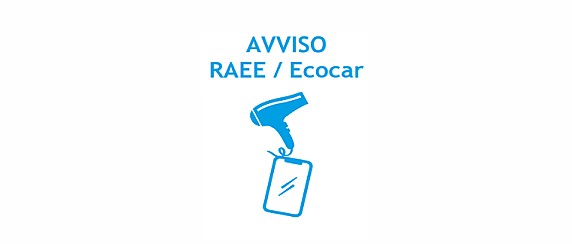 Avviso RAEE / Ecocar