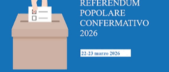 COSULTAZIONI ELETTORALI E REFERENDARIE DI DOMENICA 22 E LUNEDI 23 MARZO 2026