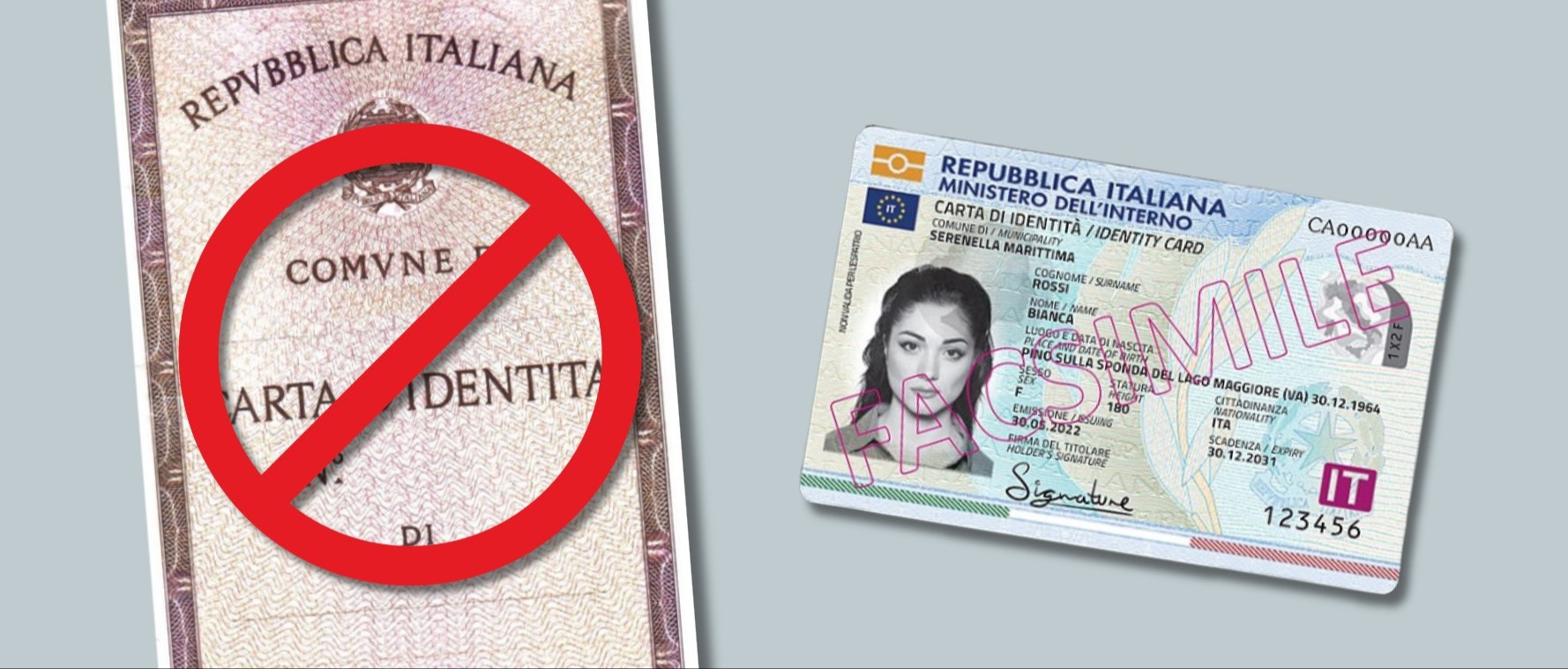 AVVISO - Cessazione validità carta d'identità CARTACEA