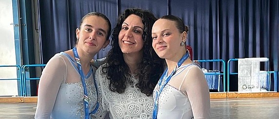Due atlete di Monterenzio convocate al Raduno Nazionale di Pattinaggio Artistico.
