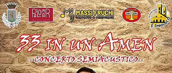 "33 in un amen": a Palomar il concerto di Massi Fruchi