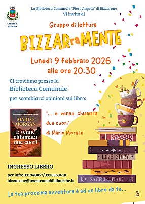 Gruppo di lettura 3 - 9 febbraio 2026 