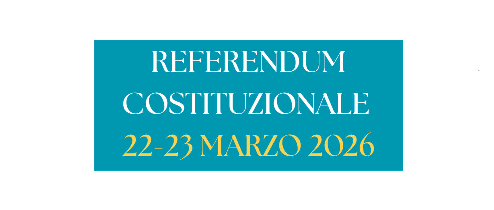 Consultazioni referendarie 22 e 23 marzo 2026 - Elettori temporaneamente all'estero