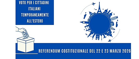 Avviso e modello opzione di voto per elettori temporaneamente all'estero. Esercizio del voto per corrispondenza nella circoscrizione estera