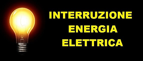 Interruzione servizio energia elettrica previsto per il 04.02.2026
