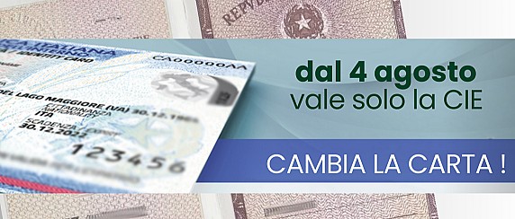 Fine validità di tutte le carte di identità cartacee dal 03.08.2026