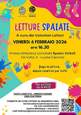Letture spaiate 6 febbraio