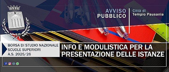 Borsa di Studio nazionale – scuole secondarie di secondo grado – A.S. 2025/26