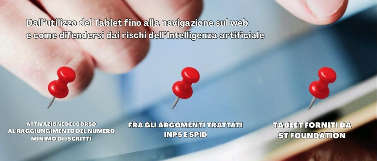 Torna il corso tablet gratuito per over 60