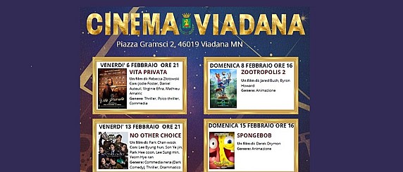 Stagione cinematografica 2026 al cinema teatro Vittoria