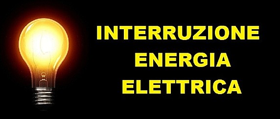 AVVISO DI INTERRUZIONE DI ENERGIA ELETTRICA