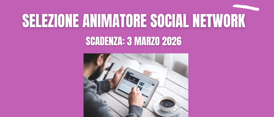 Avviso Selezione Animatore Social Network GAL BMG