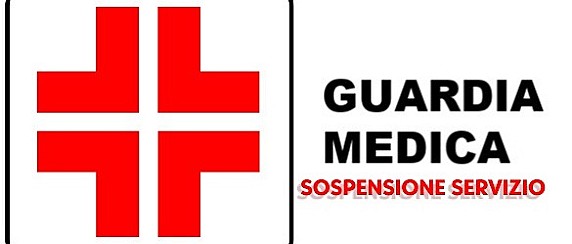 Avviso sospensione servizio Guradi Medica Poliambulatorio di Arizo