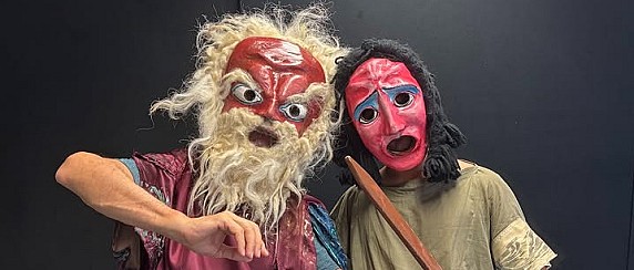 L'arbitrato, commedia greca con maschere antiche