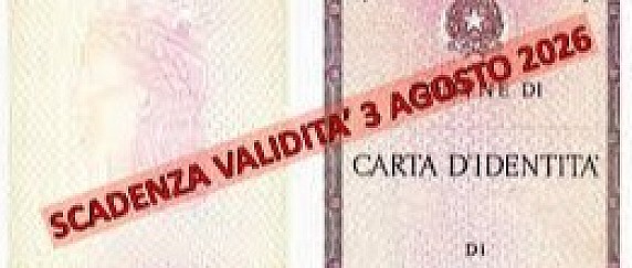 DAL 3 AGOSTO 2026 LE CARTE DI IDENTITA' CARTACEE NON SARANNO PIÙ VALIDE