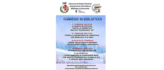 Febbraio in Biblioteca