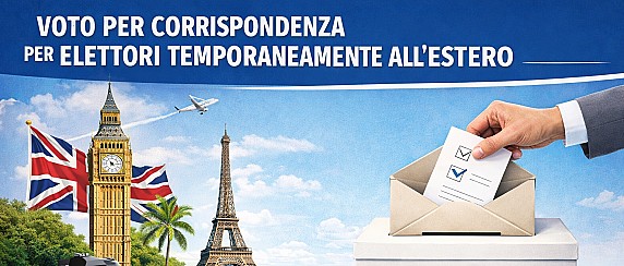Voto per corrispondenza per elettori temporaneamente all'estero