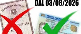 Carta Identità Cartacea  -  Scadenza validità 03 Agosto 2026