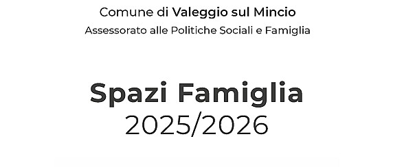 Spazi Famiglia, nuovo ciclo di appuntamenti al via nel periodo marzo/maggio 2026