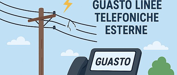 COMUNICAZIONE GUASTO LINEE TELEFONICHE