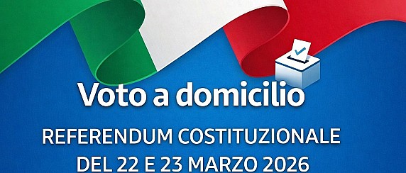 Referendum del 22-23 marzo 2026 - voto a domicilio