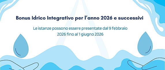 Bonus Idrico Integrativo per l’anno 2026 e successivi nell’ambito territoriale Regionale gestito da Abbanoa Spa