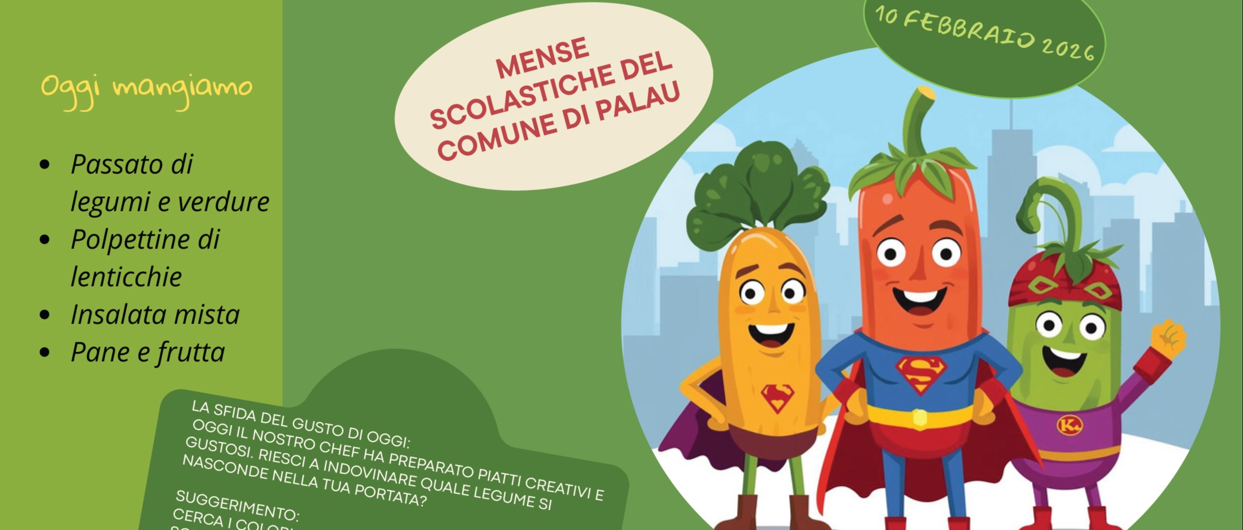 Festa dei Legumi 2026: a Palau, martedì 10 febbraio