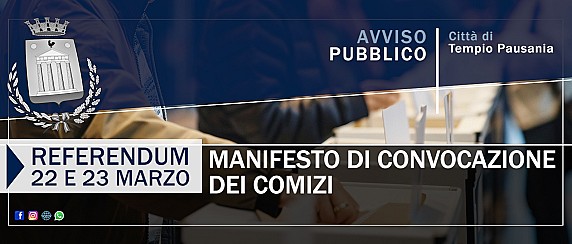 Referendum del 22 e 23 marzo
