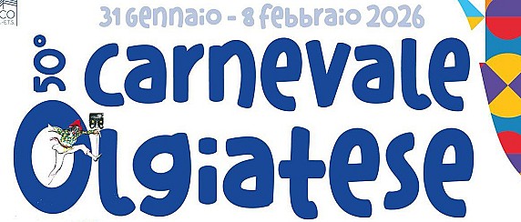 ORDINANZA con ORARI di CHIUSURA delle STRADE per il 50.mo CARNEVALE OLGIATESE di DOMENICA 8 febbraio 2026