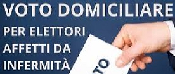 Voto domiciliare per elettori affetti da disabilità che ne renda impossibile l'allontanamento dall'abitazione